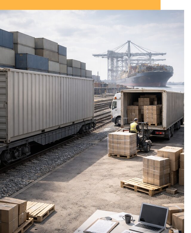 Мультимодальные перевозки грузов по миру от 48240 руб