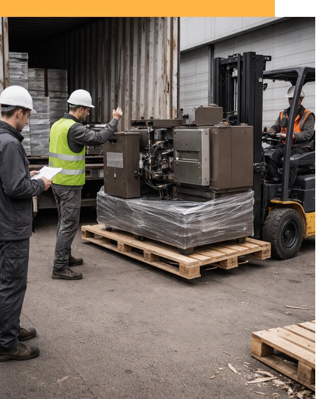 Доставка промышленного оборудования из Европы от 48240