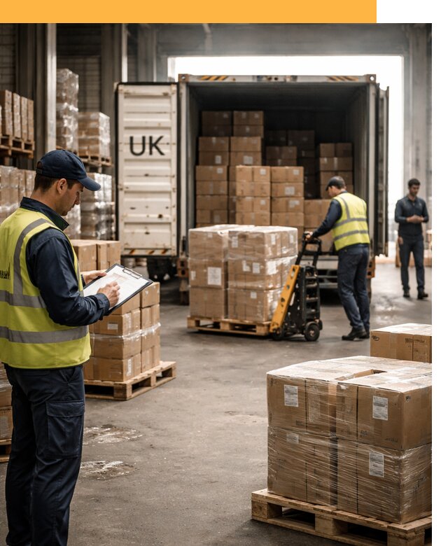 Доставка грузов из Великобритании с таможенным оформлением от 13400