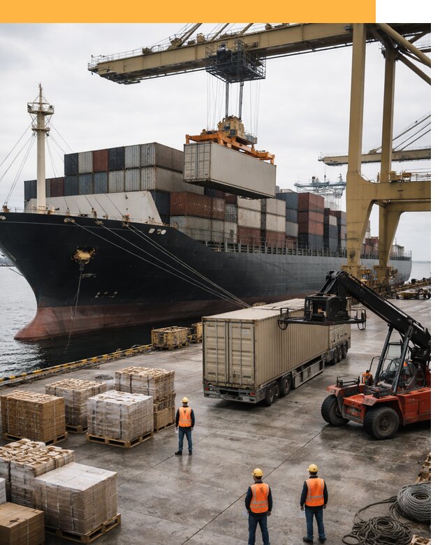 Морские перевозки из Индии: доставка FCL/LCL, таможня от 128640