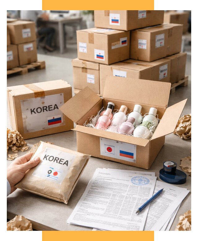 Доставка косметики из Кореи от 9112 р. под ключ | СетСервис-Дмв