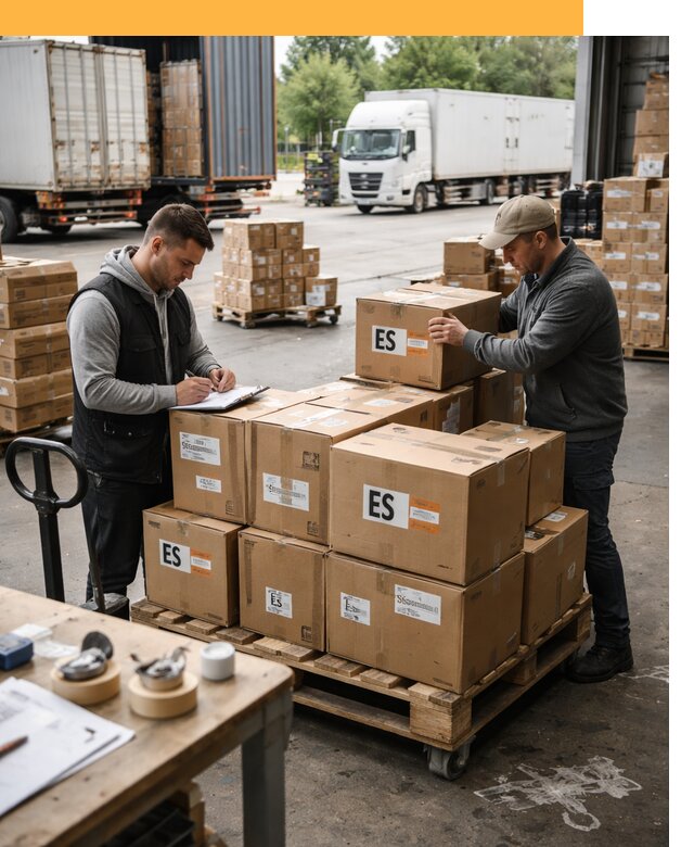 Доставка грузов в Испанию автотранспортом от 37520 руб