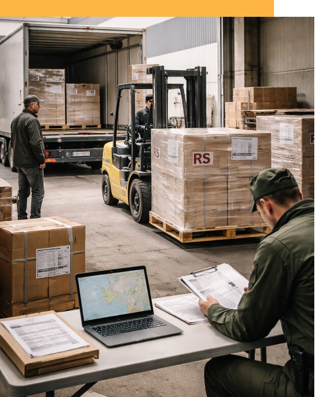 Доставка грузов в Сербию от 48240 руб, международные перевозки