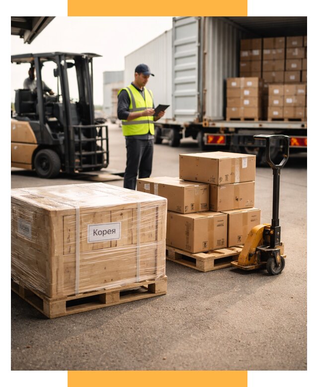 Доставка грузов в Корею из России от 37520 р. | СетСервис-Дмв