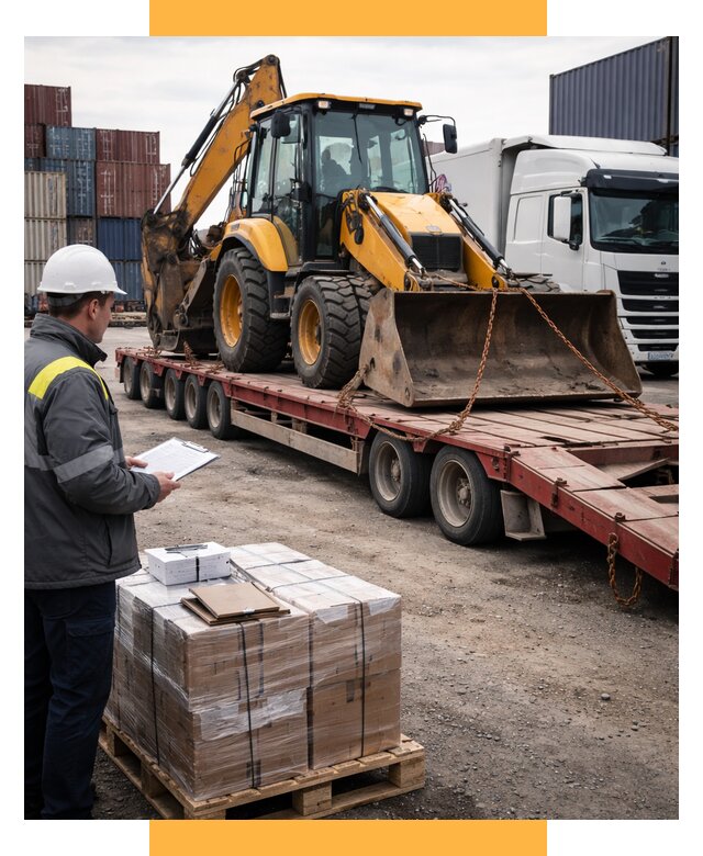 Международная перевозка спецтехники от 48240 р., СетСервис-Дмв