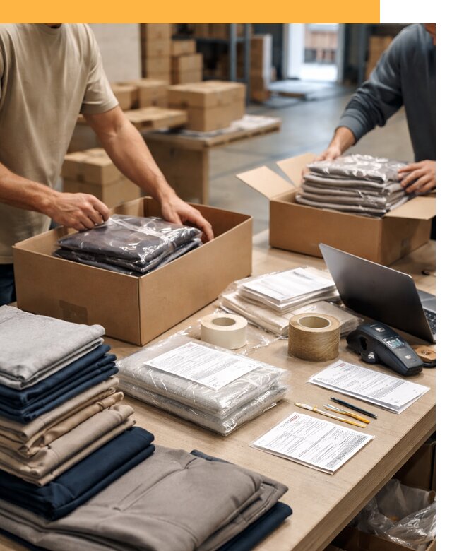 Перевозка одежды по миру от 8040 руб. с таможенным оформлением