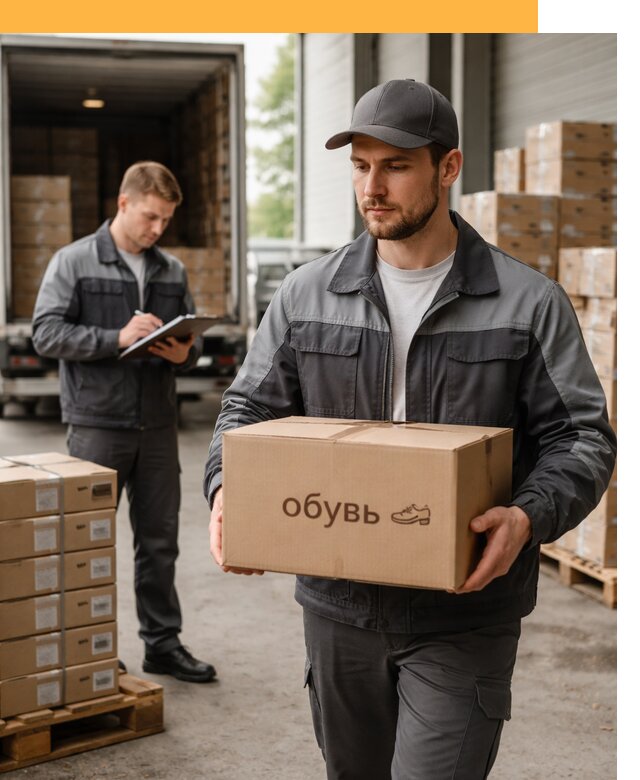 Международная перевозка обуви с таможенным оформлением от 4824