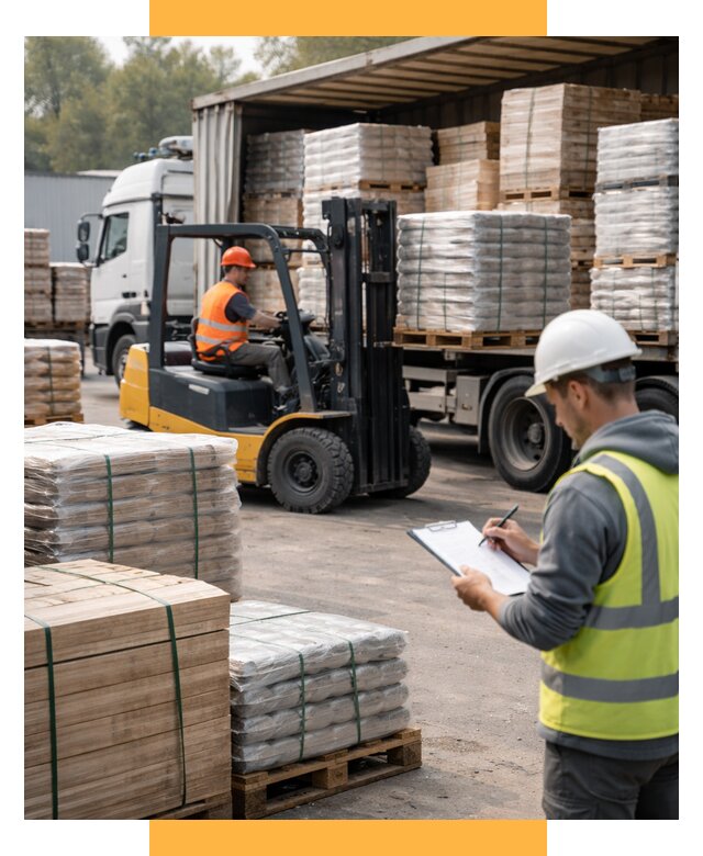 Перевозка строительных материалов от 5896 р. | СетСервис-Дмв