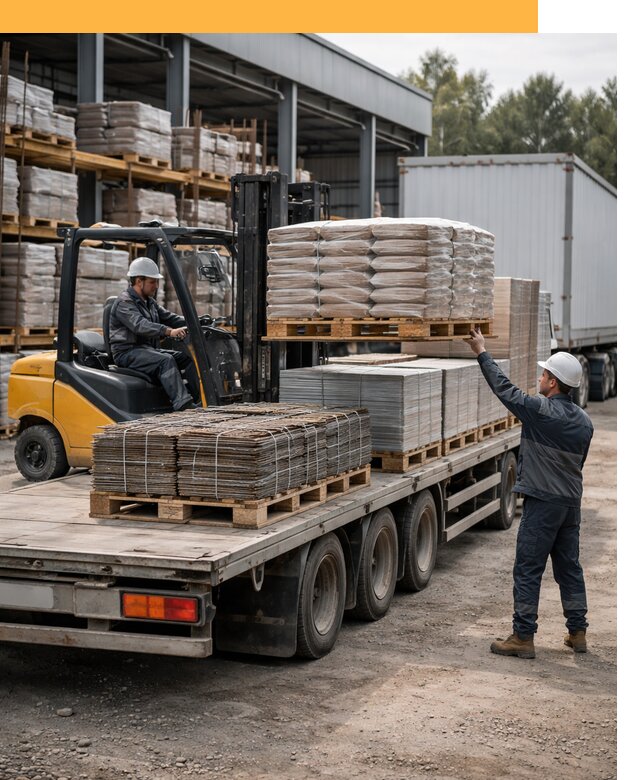 Перевозка строительных материалов по миру от 5896 руб