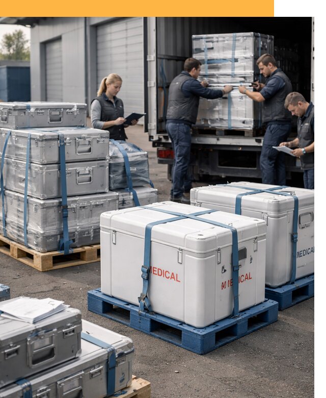Перевозка медицинского оборудования по всему миру от 16080 руб