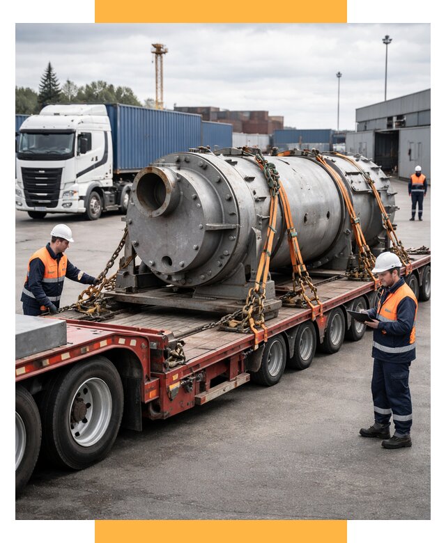 Перевозка тяжеловесных грузов под ключ от 160800 р. | СетСервис-Дмв