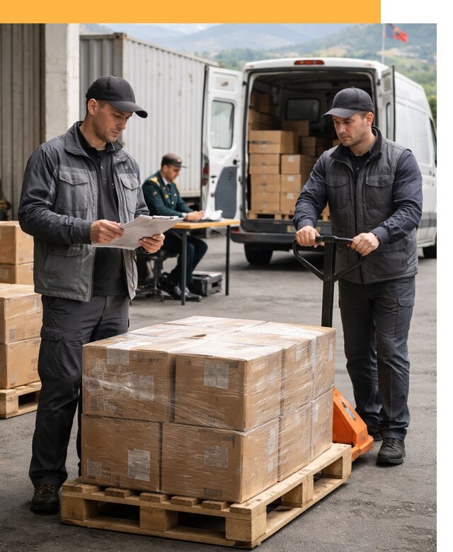 Доставка грузов через Армению, быстрая таможенная очистка от 26800