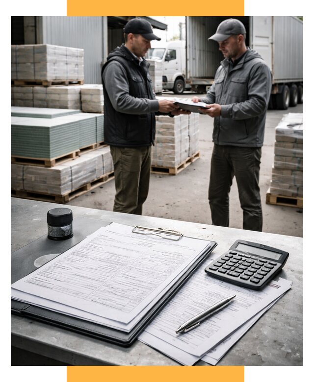 Таможенное оформление стройматериалов от 9112 р. | СетСервис-Дмв