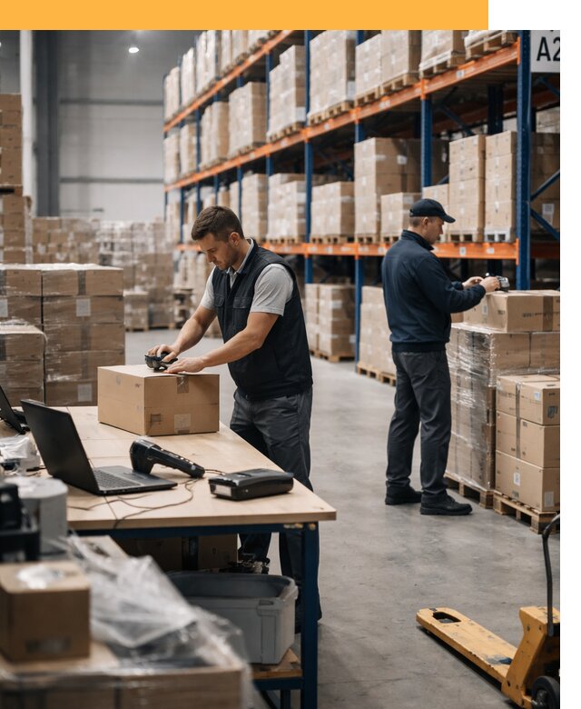 Склад консолидации в Европе: хранение, сортировка от 6968